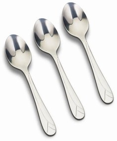 Κουταλάκι Του Γλυκού (Σετ 3τμχ) Acer 10-127-023 13,5cm Inox Nava Stainless Steel