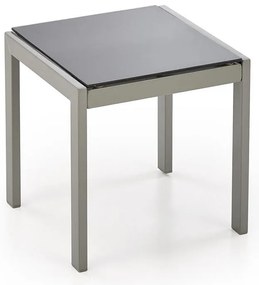 Embo Σετ 2 Ξαπλωστρες + Τραπεζακι Μαυρο 160x60x66-92cm