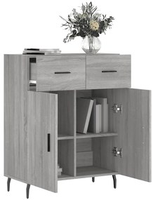 vidaXL Ντουλάπι Γκρι Sonoma 69,5 x 34 x 90 εκ. από Επεξεργασμένο Ξύλο