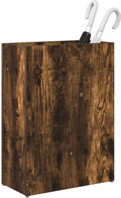 vidaXL Σχέδιο &amp; βάση αποθήκευσης Καπνιστό Δρύς 40 x 20 x 55,5 εκ