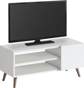 Έπιπλο τηλεόρασης Parma Megapap χρώμα λευκό 90x30x40εκ.