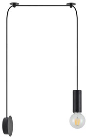 SE21-BL-4-NM1W ADEPT TUBE Black Matt Wall Lamp+