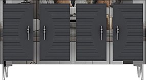 Console Tuna 120 - Anthracite, Silver Anthracite
Silver