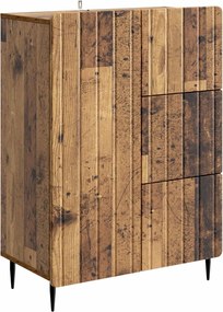 vidaXL Πλαϊνό γραφείο Παλαιωμένο ξύλο 66 x 34,5 x 92 cm