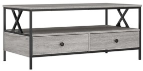 vidaXL Τραπεζάκι Σαλονιού Γκρι Sonoma 100 x 51 x 45 εκ. Επεξεργ. Ξύλο