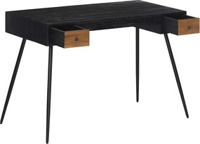 vidaXL Γραφείο 117 x 56,5 x 75 εκ. από Μασίφ Ανακυκλωμένο Teak