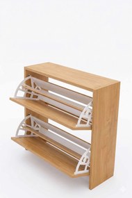 Παπουτσοθήκη Πεύκο LOZO 75.6x24x72