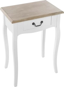 Κομοδίνο Με Συρτάρι (47.1x30x65.5) A-S Chrysa White 114516A