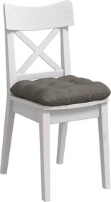 vidaXL Μαξιλάρια καθισμάτων 4 pcs Ανοιχτό γκρι 45 x 45 cm