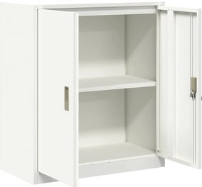 vidaXL Ντουλάπι αποθήκευσης με αποθήκευση Λευκό 80 x 40 x 90 εκ