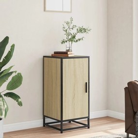 vidaXL Συρταριέρα Sonoma Δρυς 35,5x35x76 εκ. Επεξ. Ξύλο + Μέταλλο