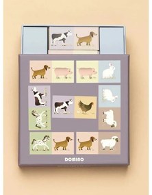 Παιχνίδι Με Κάρτες Animal Domino VVF2020033G1 15x15x3,5cm Multi Vissevasse