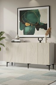 Console Zeynep 150 - White, Travertine White
Travertine