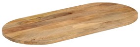 vidaXL Επιφάνεια Τραπεζιού Οβάλ 120x50x3,8 εκ. Μασίφ Ξύλο Μάνγκο
