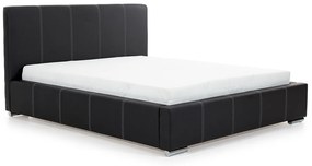 Μονό Κρεβάτι Lucia, με αποθηκευτικό χώρο, μαύρο 160x105x220cm-BOG6338
