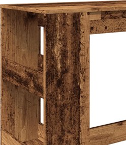 vidaXL Τραπέζι Μπαρ με Ράγες 90x40x103,5 εκ. Επεξεργ. Ξύλο