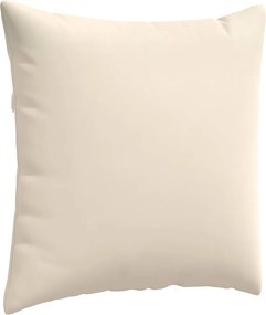 vidaXL Μαξιλάρι Καναπέ 2 pcs Μπεζ 80 x 80 cm ύφασμα