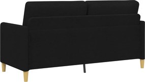 vidaXL Καναπές με Αποθήκευση Μαύρο 172 x 78 x 87 εκ Πολυεστέρας