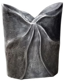 Βάζο Αλουμινίου Iwa 1 022131 23x8xH30cm Antique Silver Aluminium