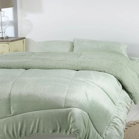 Κουβερτοπάπλωμα Υπέρδιπλο (220x240) Silk Fashion Solid L.Green