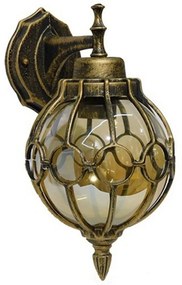 Φωτιστικό Τοίχου-Απλίκα Brivell 01227 Bronze GloboStar Metal