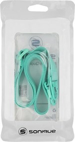 Θήκη Σιλικόνης με Strap Sonique Armor Clear Xiaomi Redmi Note 14 5G Γαλάζιο