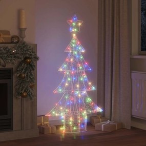 vidaXL Χριστουγεννιάτικο Δέντρο με 160 LED Πολύχρωμο 150 cm Ακρυλικό