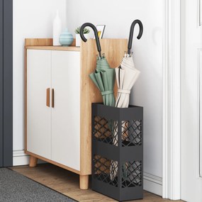 vidaXL Σταντ Ομπρέλας Μαύρο - 28x12x41 εκ. Χάλυβας