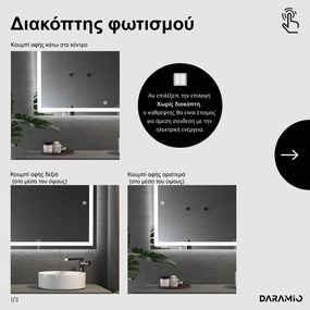 Καθρέφτης με Φως LED F2