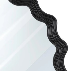 Καθρέπτης Τοίχου FL03302 Flylliana με πλαίσιο Mdf Μαύρο 80x3x80 εκ. 80x3x80 εκ.
