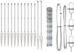 vidaXL Στύλος Περιφράξεων Γαλβανισμένο 25 x 1 m Ατσάλι