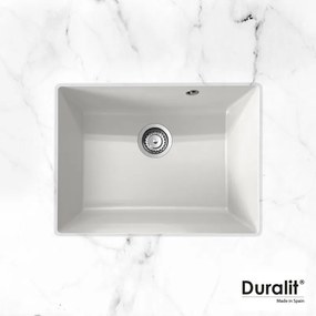 Duralit KZ060U Νεροχύτης Υποκαθήμενος Συνθετικός 60x50εκ White