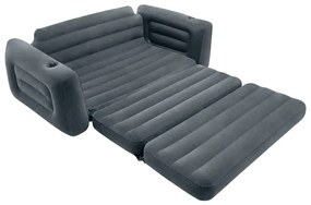 INTEX Καναπές Κρεβάτι Φουσκωτός Σκούρο Γκρι 203 x 231 x 66 εκ.