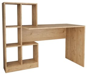 Intrahome Γραφείο εργασίας με βιβλιοθήκη Dustin Intrahome σε oak απόχρωση 118x56x112εκ | SKU: INTRAPA-208111410