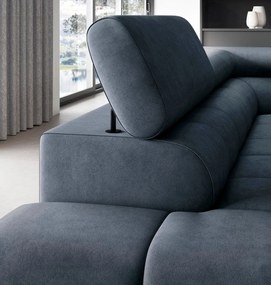 Γωνιακός καναπές Ferucce-Mple Skouro-Αριστερή