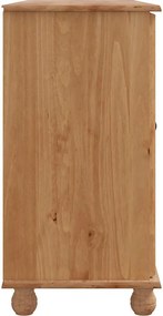 vidaXL Πλαϊνό γραφείο ASKIM 133,5 x 40 x 79 εκ. Μασίφ ξύλο πεύκου