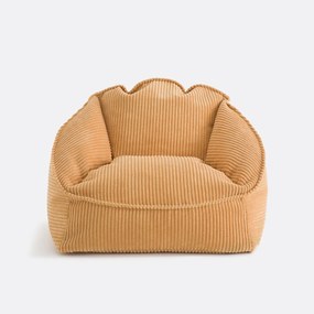 Πουφ-πολυθρόνα για παιδιά από κοτλέ βελούδο, Calidou