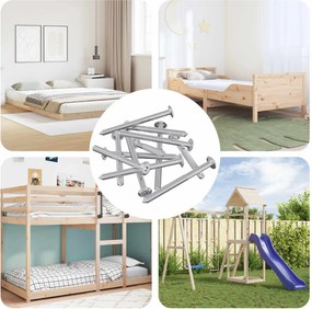 vidaXL Βίδες επίπλων 1400 pcs Ασημί Ατσάλι