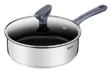 Tefal Daily Cook Σωτέζα με Καπάκι από Ανοξείδωτο Ατσάλι με Αντικολλητική Επίστρωση 24cm G7303255