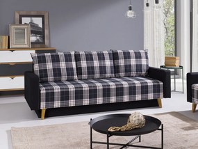 Καναπές κρεβάτι Providence E111, Αριθμός θέσεων: 3, Αποθηκευτικός χώρος, 86x215x92cm, 101 kg, Πόδια: Πλαστική ύλη | Epipla1.gr
