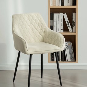 Καρέκλα Τραπεζαρίας (60x56x82) Spitishop Emiliano Beige