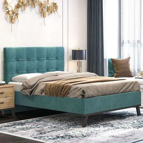 Κρεβάτι Nο79 150x200x111cm Blue Διπλό