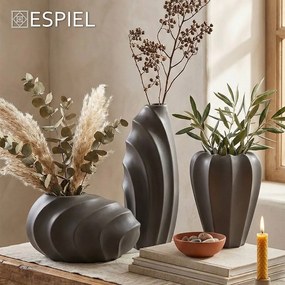 ΒΑΖΟ ΚΕΡΑΜ. ΑΣΥΜΜΕΤΡΟ ΣΚΟΥΡΟ ΓΚΡΙ 16Χ45ΕΚ.