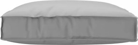 vidaXL Μαξιλάρι Γκρι 80 x 80 x 12 cm Ύφασμα Όξφορντ