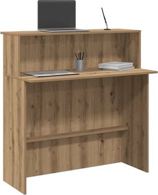 vidaXL Γραφείο υποδοχής 100x50x103,5 εκ. Επεξεργασμένο Ξύλο