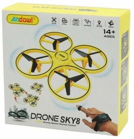 Andowl Quadcopter Sky 8 Παιδικό Drone 2.4 GHz χωρίς Κάμερα με Φωτάκια