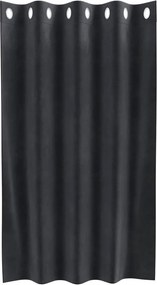 vidaXL Κουρτίνες 2 τμχ. Σκούρο Γκρι 140 x 140 cm Βελούδο