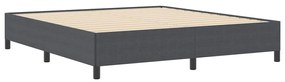 vidaXL Σκελετός Κρεβατιού Σκούρο γκρι 180 x 200 cm Βελούδο