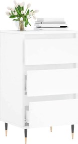 vidaXL Συρταριέρα Λευκή 40 x 35 x 70 εκ. από Επεξεργασμένο Ξύλο