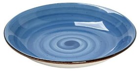 Πιάτο Πορσελάνινο Terra Βαθύ Σετ 6 τμχ Tlf104K6 Φ23,5cm Blue Espiel Porcelain